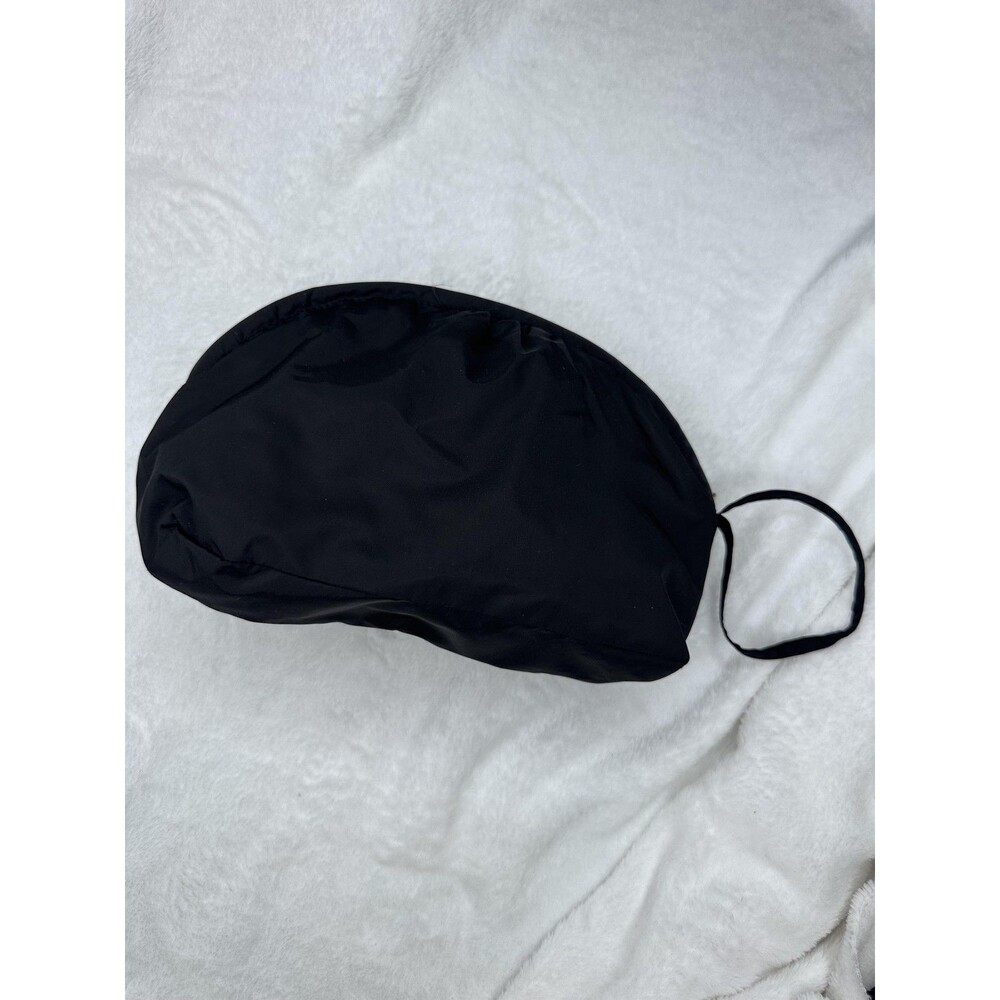 Cole Haan Signature Black Travel Pouch Cosmetic Bag Wristlet Toiletry Organizer